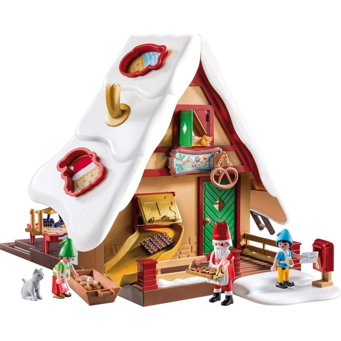 〇〇PLAYMOBIL 「クリスマス」サンタベーカリー（クッキーカッター付き） 9493 Playmobil 9493 - Christmas Bakery with Cookie Cutters